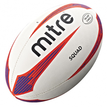 Мяч для регби Mitre Squad BB2104WP4 размер 5