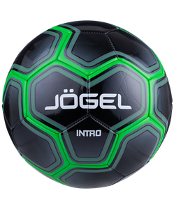 Мяч футбольный Intro №5, черный 5 Jögel УТ-00017589
