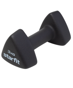 УЦЕНКА Гантель неопреновая Starfit DB-205 3 кг, черный Starfit ЦБ-00007207