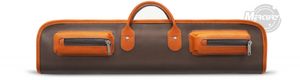 Чехол на 3-х составной кий Милан (коричнево-оранжевый) ЧхК1.3.14#коричнево-оранжевый