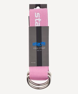 Ремень для йоги YB-100 183 см, хлопок, розовый пастель Starfit УТ-00019276
