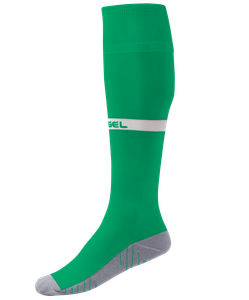 Гетры футбольные CAMP ADVANCED SOCKS, зеленый/белый Jögel УТ-00021448