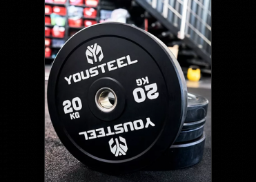 Диск Yousteel EVO каучуковый 20 кг 50 мм чёрный