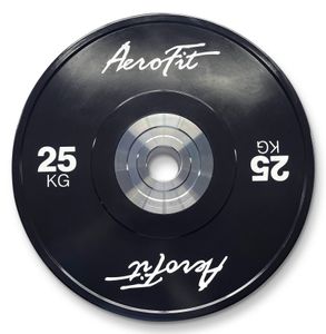 AeroFit AFBD 25 кг бамперные диски для кроссфита, черные