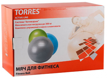 Мяч гимнастический TORRES 65 см AL100165
