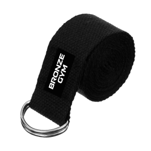 Ремень для йоги BRONZE GYM,3.8x183см. Bronze Gym BG-FA-YSB
