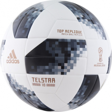 Мяч футбольный ADIDAS WC2018 Telstar Top Replique FIFA Quality CE8091 размер 5 