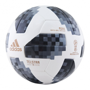 Мяч футбольный сувенирный ADIDAS Telstar Mini CE8139 размер 1 бел-сер-чер