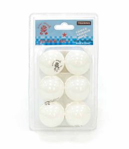 Мячи Dragon Training Silver 1* New (6 шт, бел.) в блистере