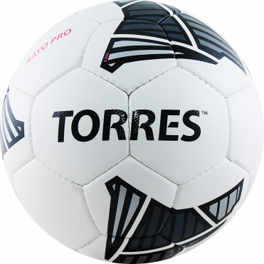 Мяч футбольный TORRES Rayo Pro F30705 размер 5 бело-серебристо-черный