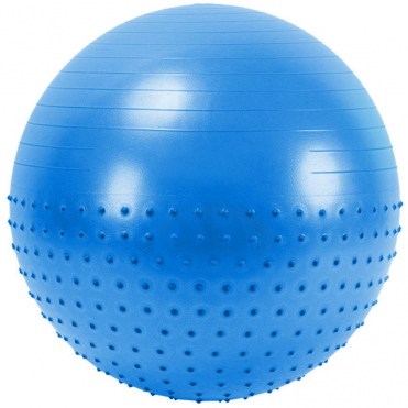 Мяч гимнастический Anti-Burst FBX-55-3 полу-массажный 55 см (синий) 10018836