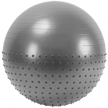 Мяч гимнастический Anti-Burst FBX-55-5 полу-массажный 55 см (серый) 10018838