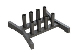 Держатель для 8 олимпийских грифов напольный вертикальный Original FitTools FT-FOB-8