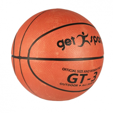 Мяч баскетбольный резиновый Getsport GT-3 размер 3