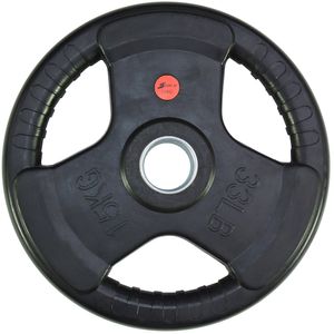 Диск обрезиненный с ручками Start Up HY-P-002 20 кг черный д25,6мм Start Up 371372