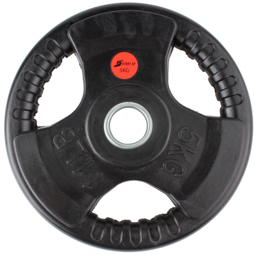 Диск обрезиненный с ручками Start Up 5 кг HY-P-002 черный д31мм Start Up 371373