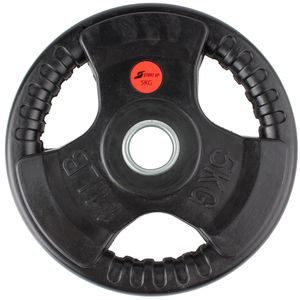 Диск обрезиненный с ручками Start Up черный 15 кг д31мм HD5600