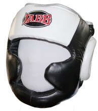 Шлем боксерский натуральная кожа Jabb JE-2091 черный/серый размер M
