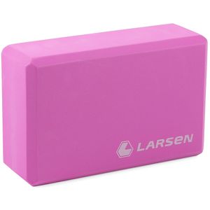 Блок для йоги Larsen EVA YB-01 фиолетовый 22х15,2х7,6см Larsen 371130