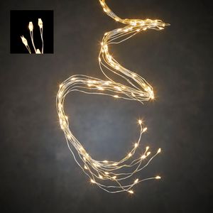 ГИРЛЯНДА STRING LIGHT ХВОСТ НА СЕРЕБРЯНОМ ПРОВОДЕ БЕЛЫЙ СВЕТ 240 ЛАМП, ДЛИНА 200 СМ Luca Lighting 84923