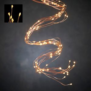 ГИРЛЯНДА STRING LIGHT ХВОСТ НА МЕДНОМ ПРОВОДЕ ТЕПЛЫЙ БЕЛЫЙ СВЕТ 900 ЛАМП, ДЛИНА 300 СМ Luca Lighting 84932