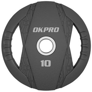 Диск олимпийский обрезиненный 10 кг OKPRO OKPRO OK2005C-1000