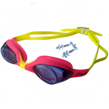 Очки для плавания (желто-розовые) R18165 10009267