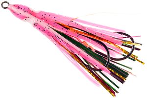 Крючки HIGASHI Double assist hook DOHF70 #12 #Pink glow strip