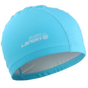 Шапочка плавательная Larsen Swim PU106 бирюзовый Larsen 371123