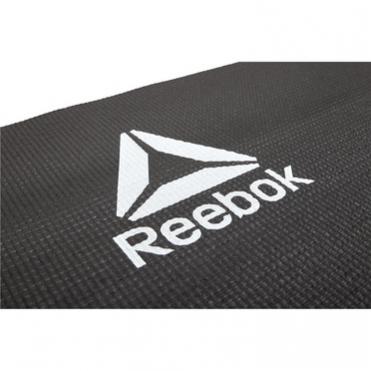 Тренировочный коврик (мат) Reebok для фитнеса тонкий Love черный RAMT-11024BKL