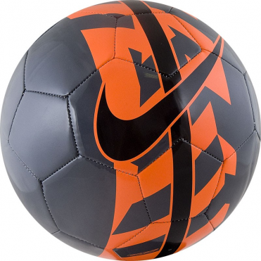 Мяч футбольный NIKE React SC2736-011 размер 5 сер-чер-оранж