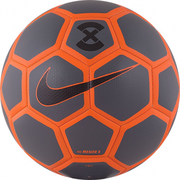 Мяч футзальный NIKE Rolinho Menor X SC3039-012 размер 4 серо-оранжевый