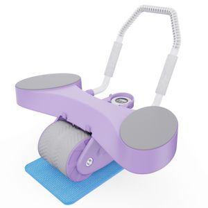 Тренажёр для пресса AB Roller SND-P фиолетовый с ковриком 34 х 17 x 0.6 cм DFC SND-P