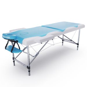 Массажный стол DFC NIRVANA Elegant, 186 x 70 см, толщина 5 см, бело-голубой DFC TS2010_TB2