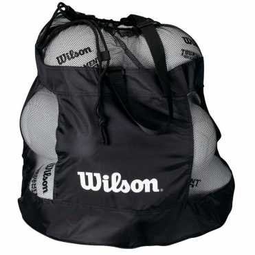 Сумка на 10-15 мячей Wilson Tube Bag WTB1816 логотип Wilson черный