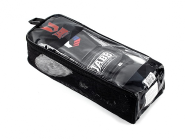 Перчатки боксерские (иск.кожа) Jabb JE-4078/US 48 черный/белый 8 унций 358912