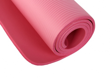 Коврик для фитнеса и йоги LARSEN NBR розовый 1 см 352562