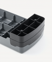 Степ-платформа фиксирующаяся SP-103 67,5х28,5х15 см, 2-х уровневая Starfit УТ-00019258