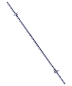Гриф для штанги Core BB-103 прямой, d=25 мм, 120 см, металл, с металлическими замками, хром Starfit УТ-00019777