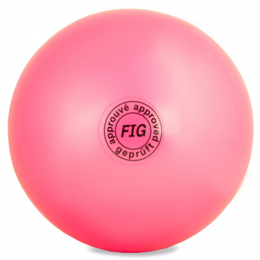 Мяч для художественной гимнастики (15 см, 280 гр)  розовый AB2803 296372