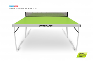 Стол теннисный Start Line Hobby EVO PCP Всепогодный зелёный 6016-7