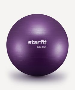 Фитбол GB-108 антивзрыв, 1000 гр, фиолетовый, 65 см Starfit УТ-00020575