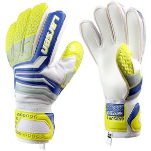 Перчатки вратарские Larsen Agressive салатовый/голубой р9 Larsen 368930