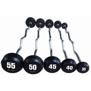 AeroFit AFBZ35-55 набор изогнутых обрезиненных штанг