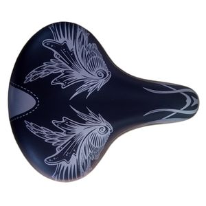 Седло AZ-1304 250x220мм с пружинами, чёрные рельсы,женское КИТАЙСКИЕ ПРОИЗВОДИТЕЛИ ZTB18906