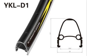 (УЦЕНКА) Обод двойной 27,5x1.75-1.95 чёр./CNC 36H КИТАЙСКИЕ ПРОИЗВОДИТЕЛИ ZTB20200-R