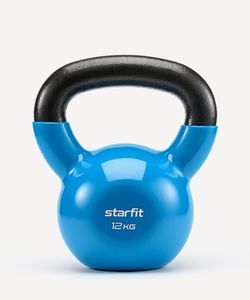 УЦЕНКА Гиря виниловая STARFIT DB-401, 12 кг, синий STARFIT ЦБ-00004519