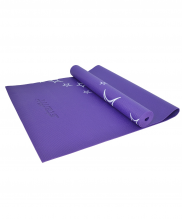 Коврик для йоги STAR FIT FM-102 PVC с рисунком, фиолетовый УТ-00008843