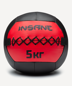 Медбол IN24-WB100, 5 кг, красный
