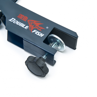 Сетка для наст. тенниса DOUBLE FISH XW-924C, в компл. с мет. стойками, измерит. высоты, черная DOUBLE FISH XW-924C